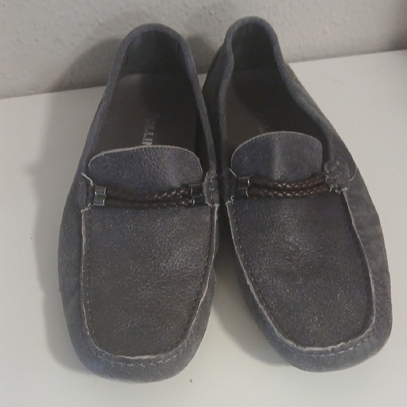 Pollini Other - Pollini Gray Suede Loafers for Men